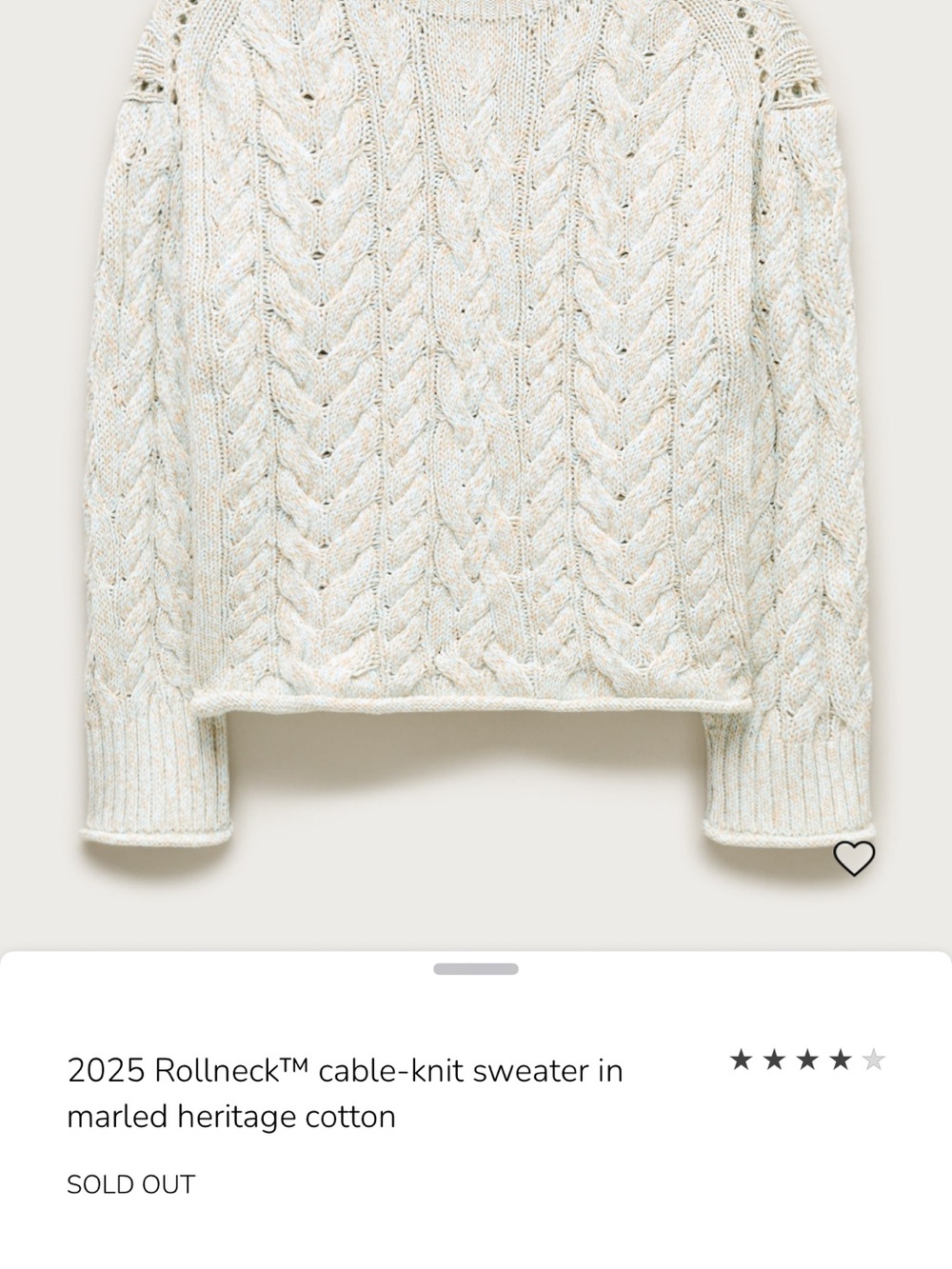 J. Crew Women's Speckled Light Mint Crewneck Sweater